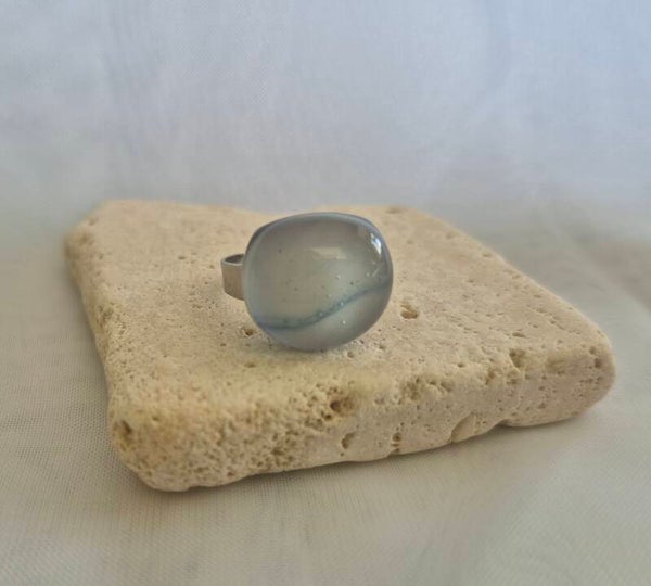 Bague en verre fusing