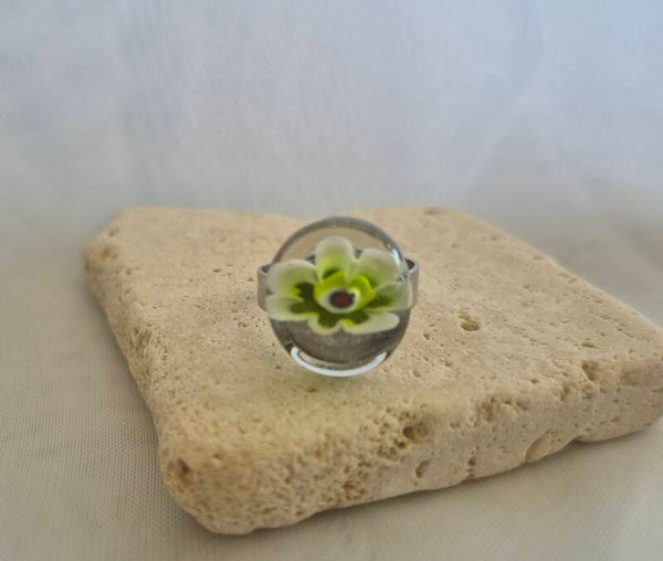 Bague en verre fusing