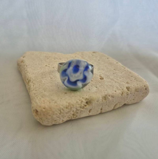 Bague en verre fusing