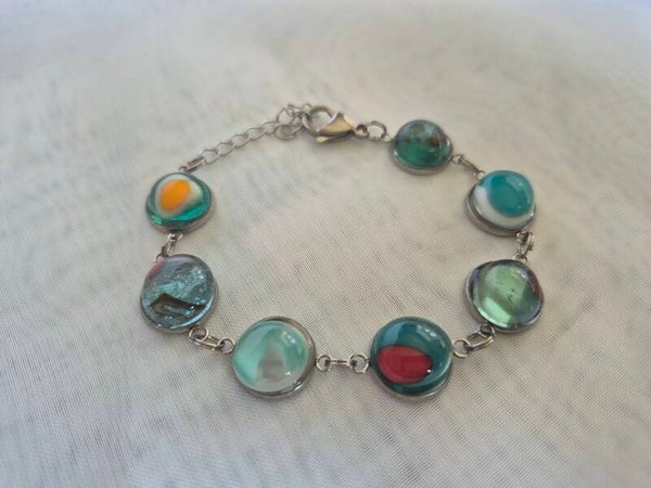 Bracelet en verre fusing