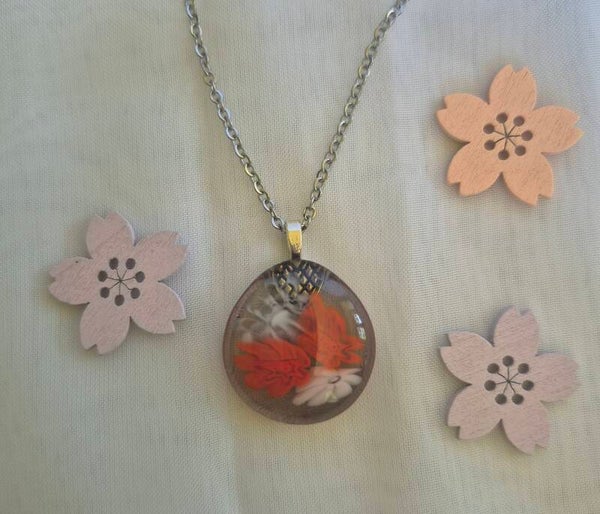 Pendentif en verre fusing