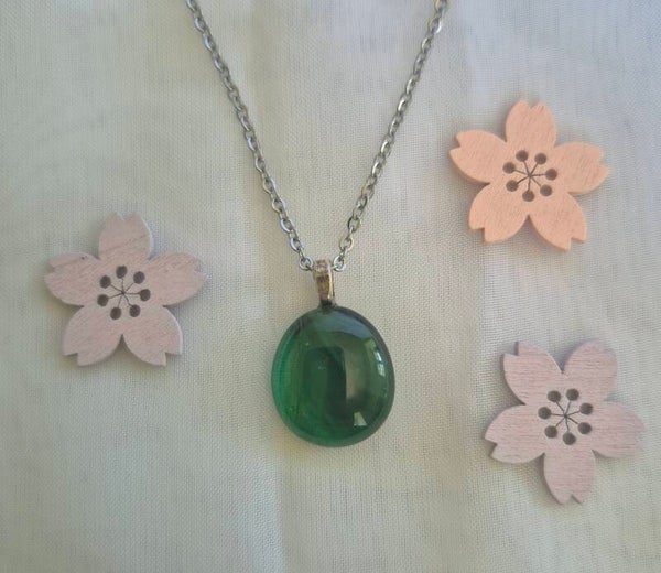Pendentif en verre fusing