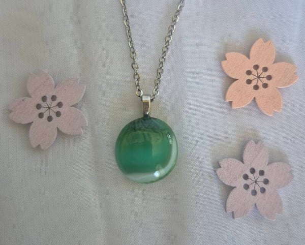 Pendentif en verre fusing