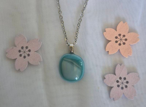 Pendentif en verre fusing