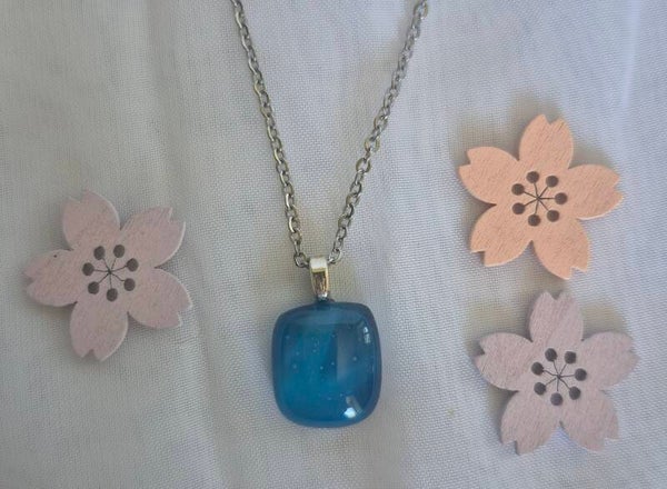 Pendentif en verre fusing