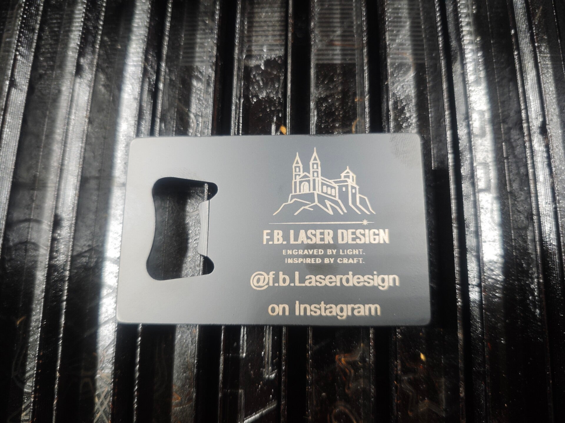 Bieröffner Visitenkarte Werbegeschenck