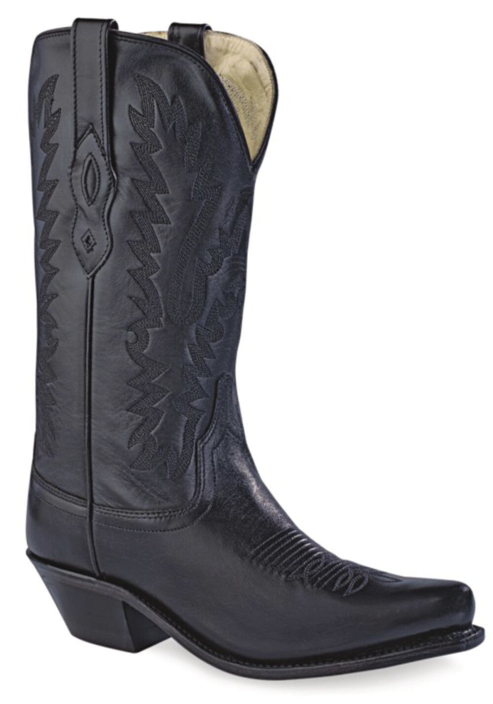 Stivali in pelle Western Boots Old West Black Lady