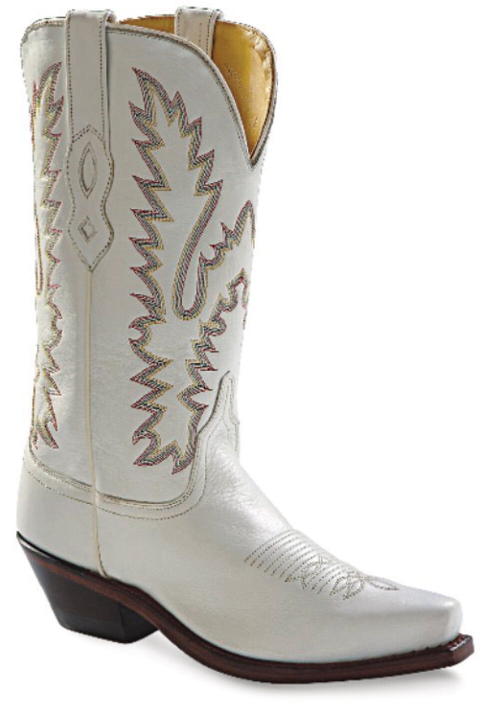 Stivali Texani donna bianchi Fort Bowie  Old West