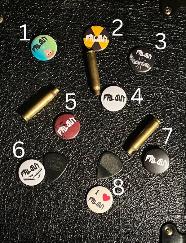 Falout Buttons - verschiedene Ausführungen