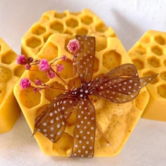 Savon Doux Visage Artisanal - Miel délicat