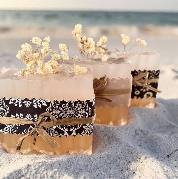 Savon Artisanal bicolore Miel - Douceur oncteuse