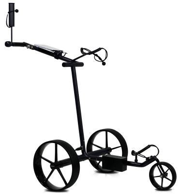 GT-HC7 Black Edition Carrello da golf elettrico in acciaio inossidabile nero opaco (GARA 5 ANNI, pieghevole e smontabile)