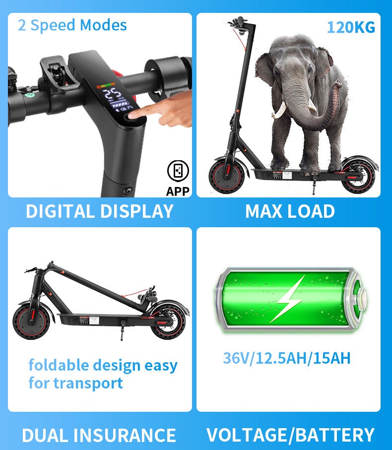 Camera D'aria Per Monopattino Elettrico 10x2.125 - Doppio Spessore Per Ruote Anteriori E Posteriori - Foto 2