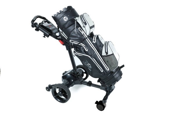 COMBI DEAL GT-FMR Chariot de golf électrique FOLLOW ME + SAC DE GOLF ÉTANCHE (avec télécommande)