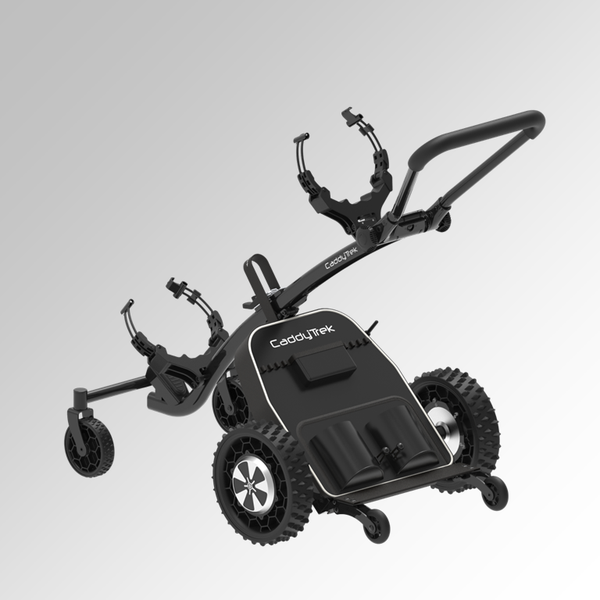 Elektrische ZEER COMPACTE golftrolley GT-R3X met Smart A.I. Vision Follow technology (VOUWBAAR)