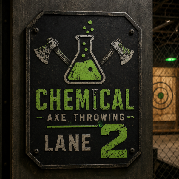 Chemical Axe Throwing Lane 2 (1-5 people)