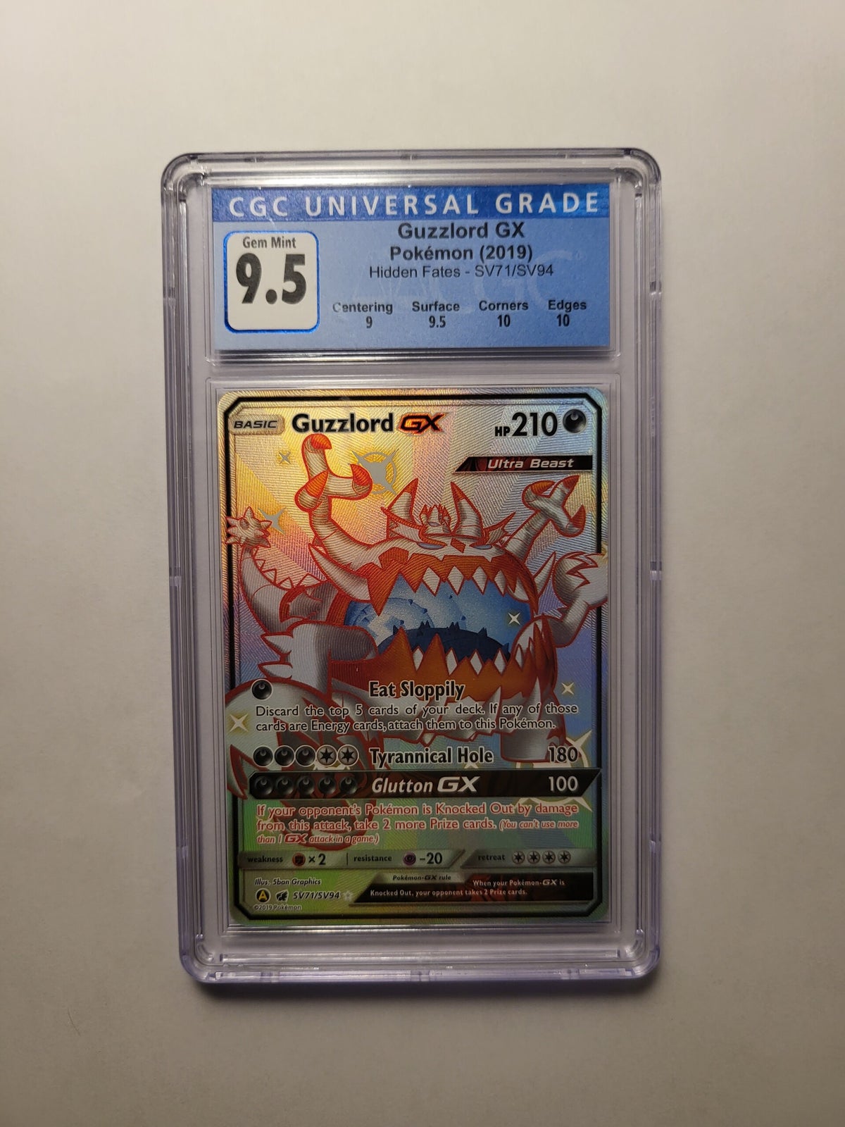 shiny guzzlord pokemon card Pokemon Sun & Moon Crimson Invasion Ultra Rare Guzzlord GX #63 main image 1