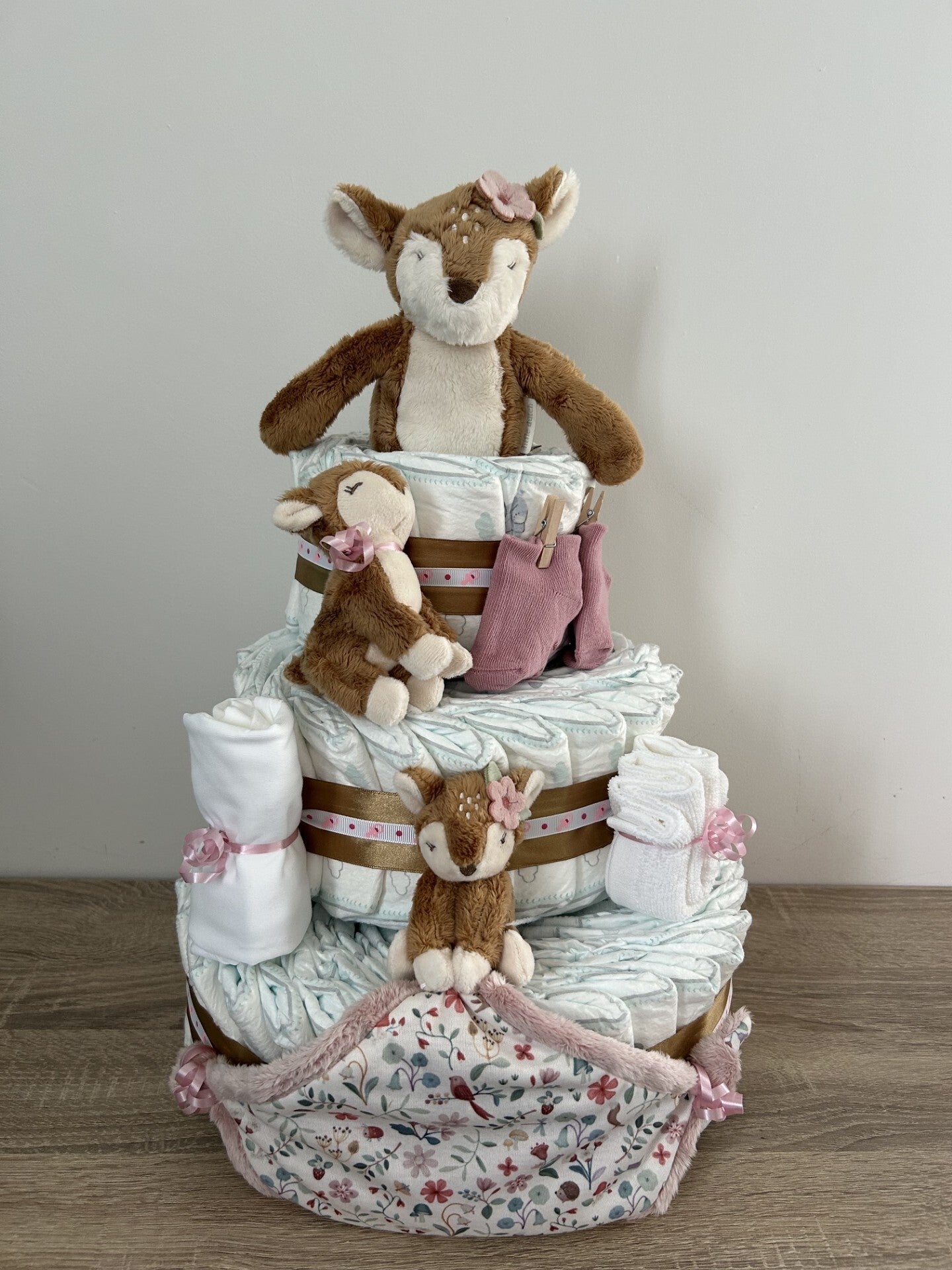 3-LAAGS LUIERTAART LITTLE DUTCH FAIRY GARDEN HERTJE