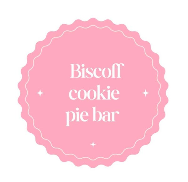 Biscoff cookie pie bar