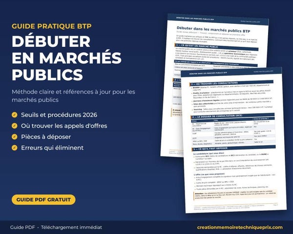 Guide marchés publics débutant téléchargement gratuit