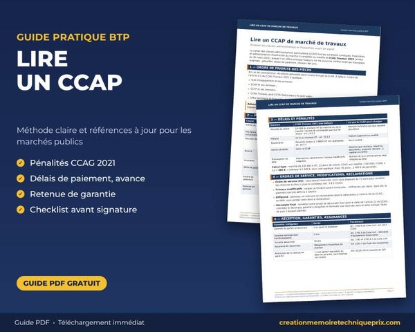 Guide CCAP BTP Téléchargement gratuit