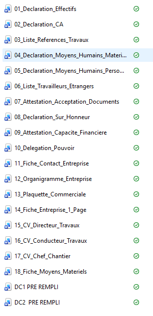 Kit Candidature Marchés Publics — Dossier Administratif Complet BTP