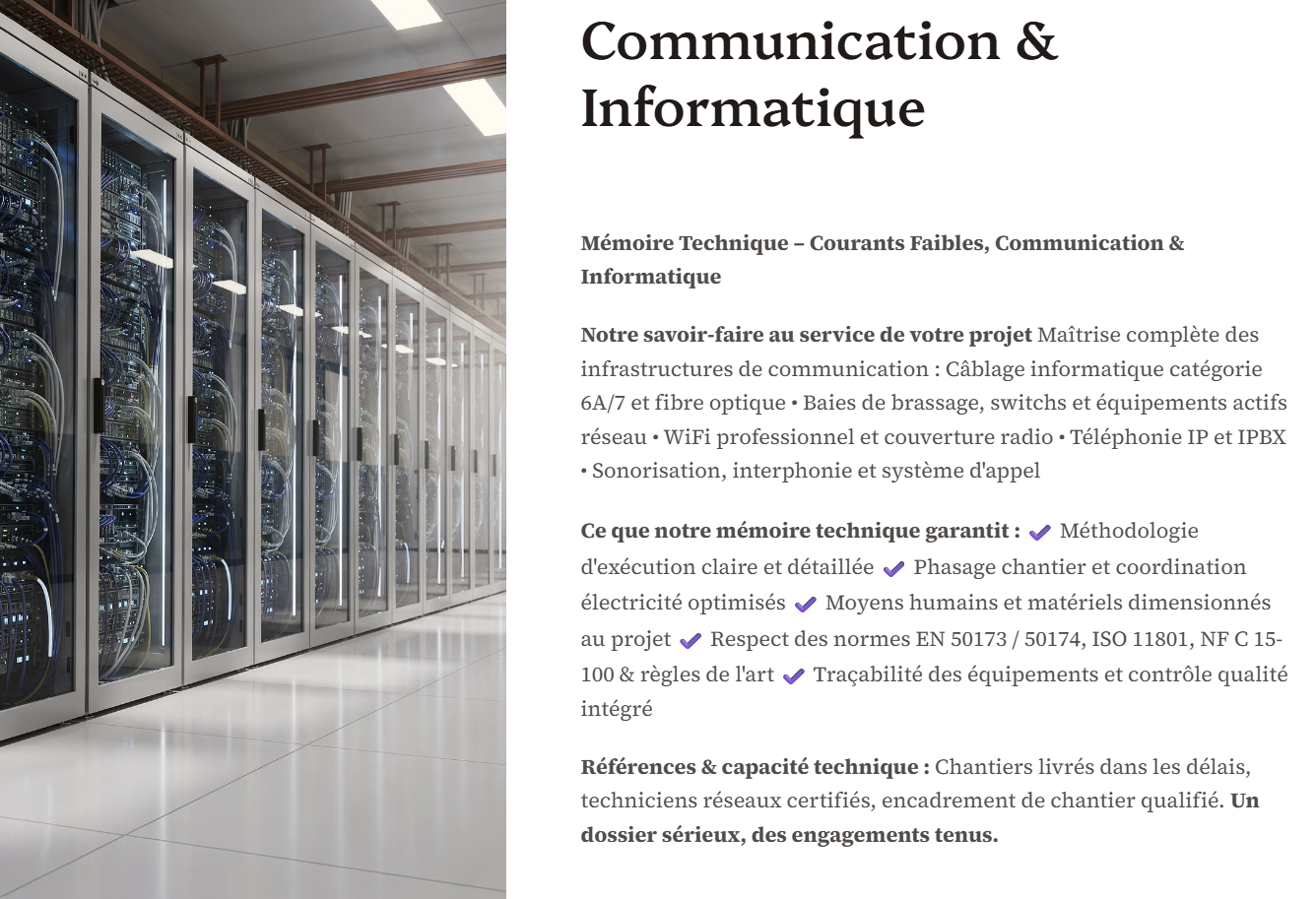 Pack Mémoire Technique Communication Informatique — MT + PPSPS + SOGED + SOPA