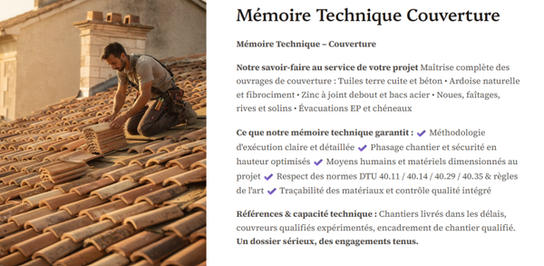 Pack Mémoire Technique Couverture — MT + PPSPS + SOGED + SOPAQ