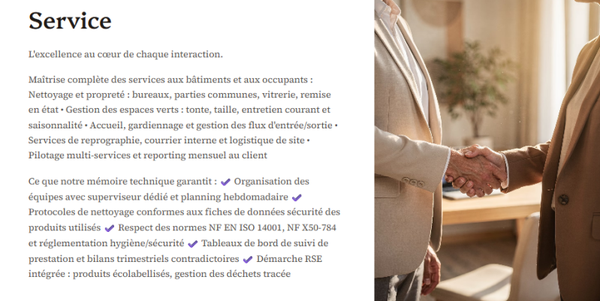 Pack Mémoire Technique Services — MT + PPSPS + SOGED + SOPAQ