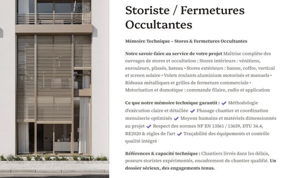 Pack Mémoire Technique Storiste — MT + PPSPS + SOGED + SOPAQ