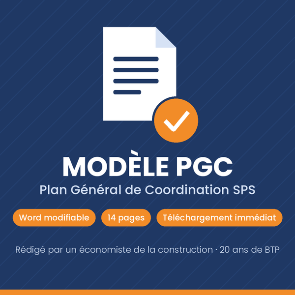 Modèle PGC Chantier – Plan Général de Coordination SPS (PGCSPS) Word