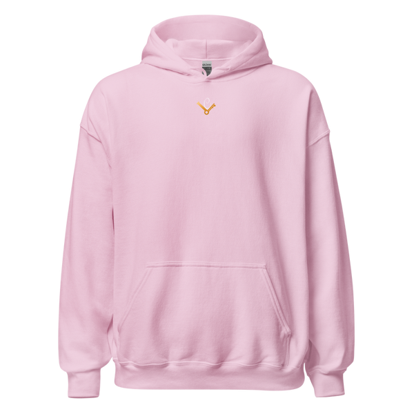 LC Signature Range Light Pink Womens Heavy Hoodie