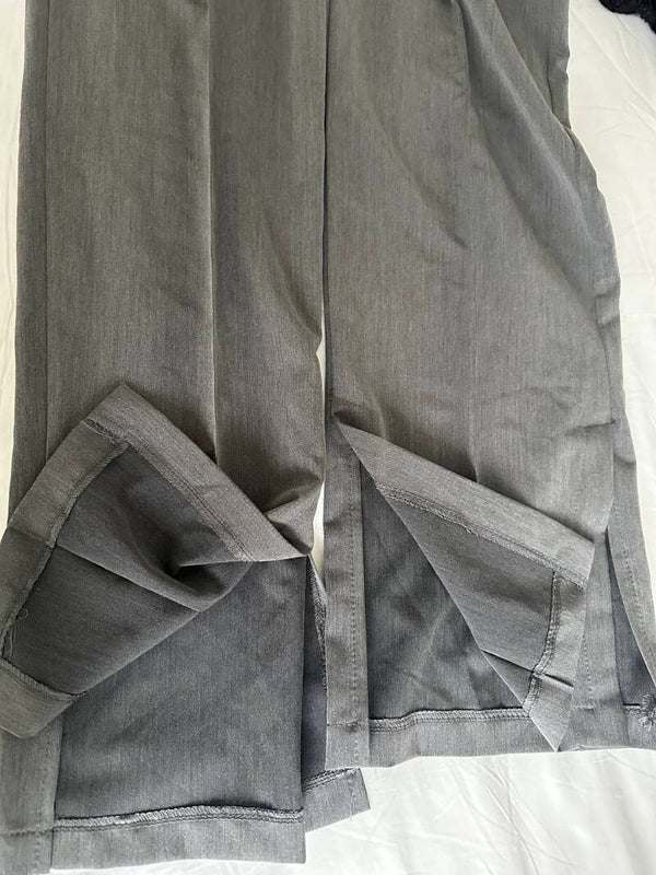 Grijze blazer set (split broek)