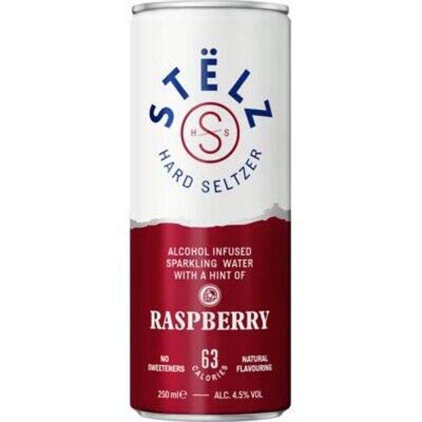 Stëlz Hard seltzer Raspberry
