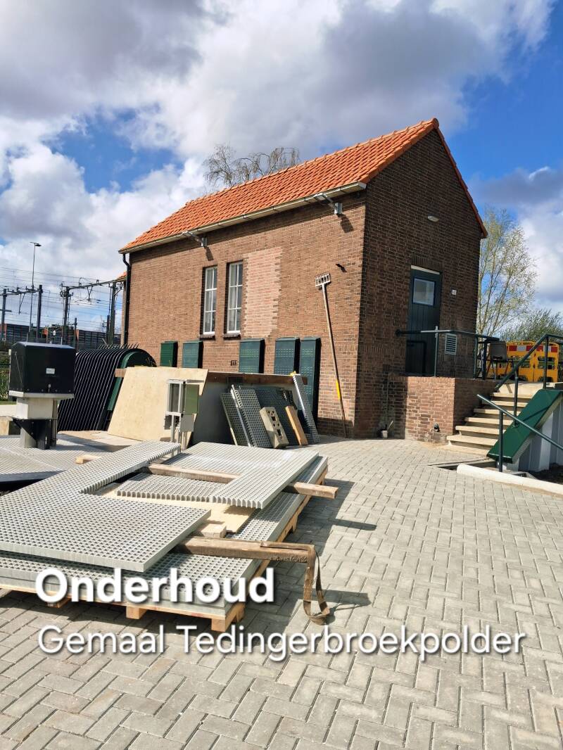 Onderhoud Gemaal Tedingerbroekpolder Leidschendam