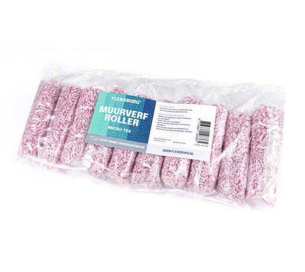 Flensburg Verfrol Microtex - 10cm/13mm, 10 stuks