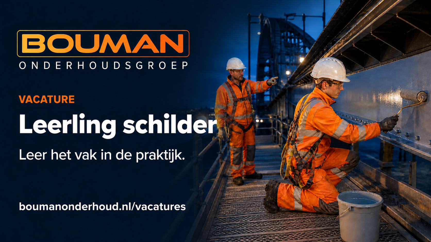 Vacature Leerling constructieschilder Bouman Onderhoudsgroep