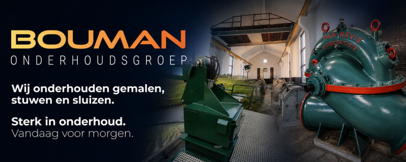 Wij onderhouden gemalen, stuwen en sluizen