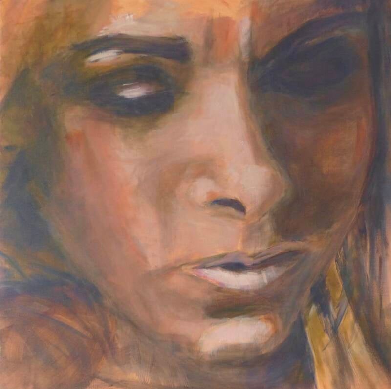 Paniek, 80x80 cm, olieverf op linnen, 2025