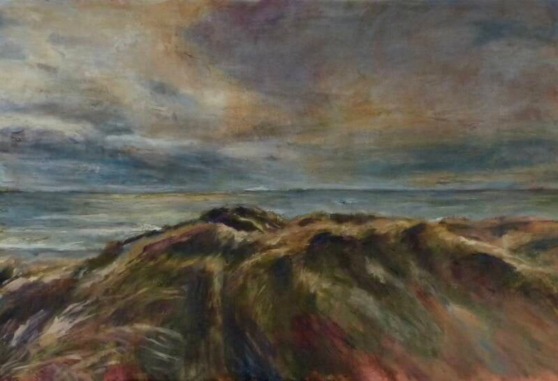 Ameland, 2025, 81,5 x 122 cm, olieverf op hout, 2025