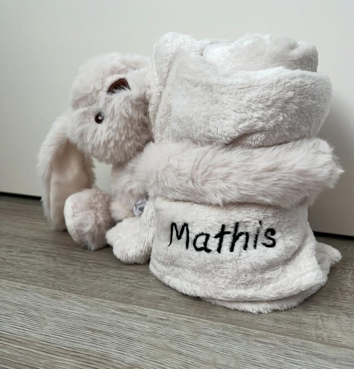 fleece deken met konijn