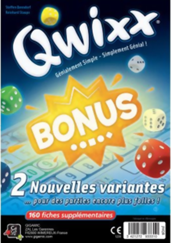 [Extension] Qwixx Bonus - Bloc de Score