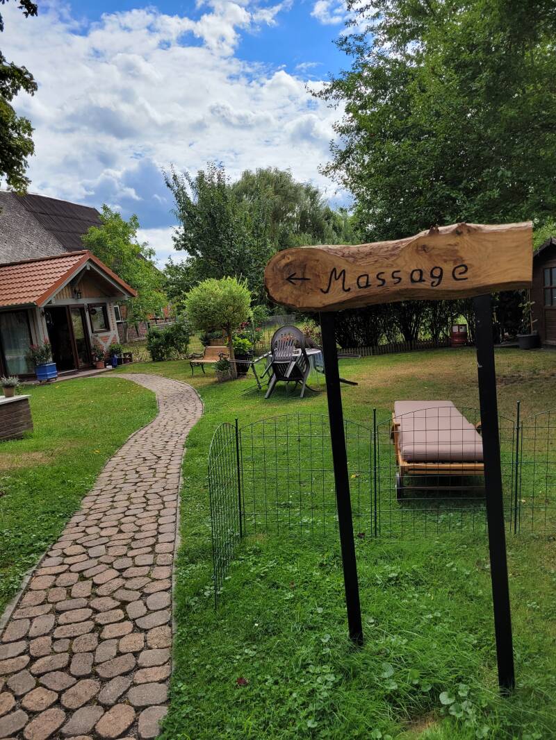 Massage der Ferienwohnung KOTE in Breese bei Dannenberg im Wendland 