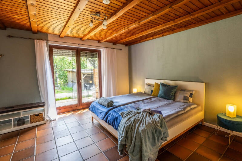 Schlafzimmer der Ferienwohnung KOTE in Breese Dannenberg  im Wendland 