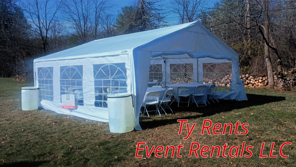 20x20 frame tent