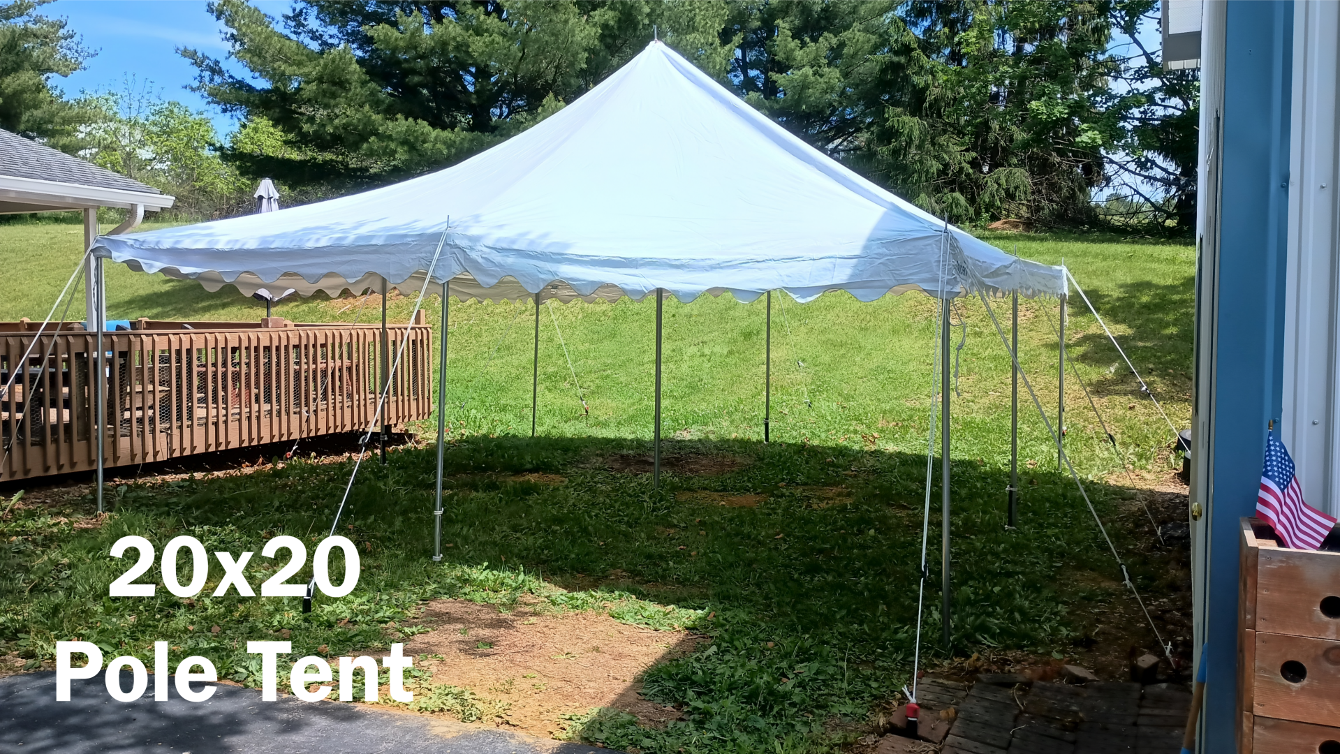 20x20 high peak pole tents