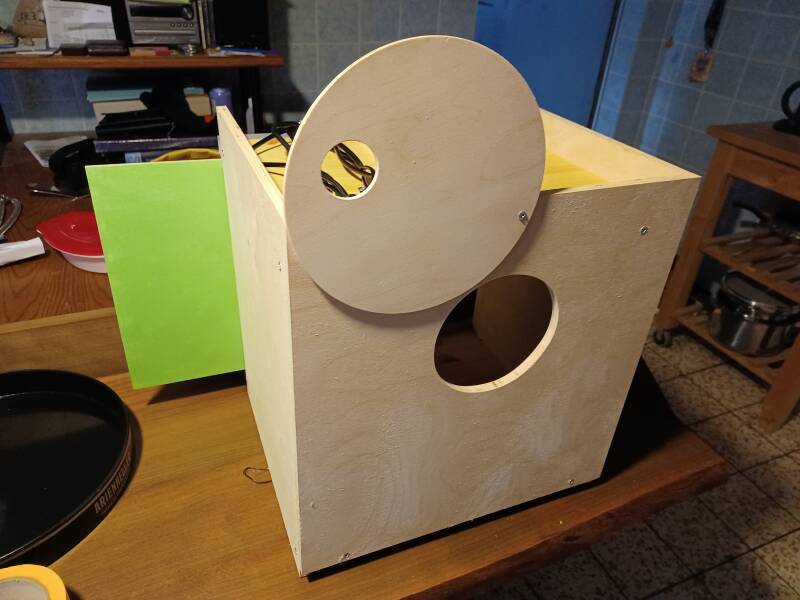 Eigenbau Fotokäfig. Vögel fotografieren.