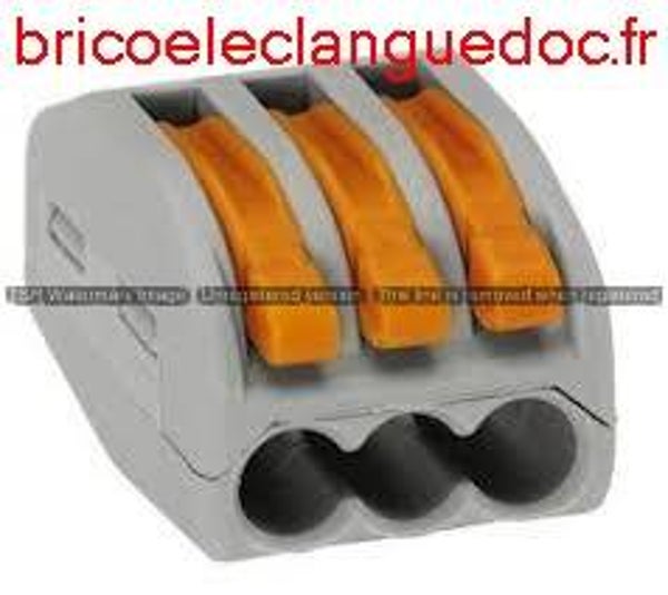 Connecteur rapide Wago 2 à 8 fils - Code CON 060