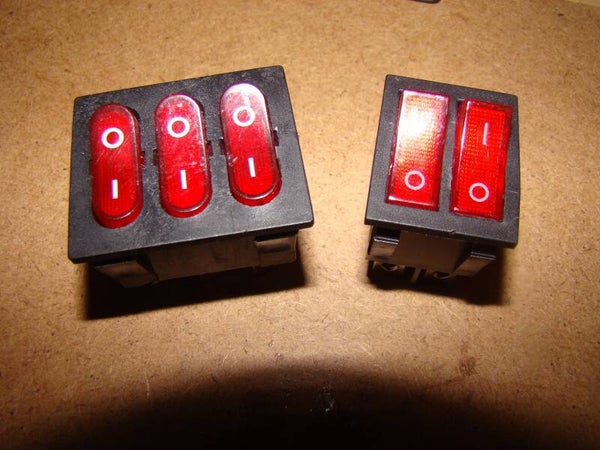 Double et triple interrupteur à bascule - Code BASC 021