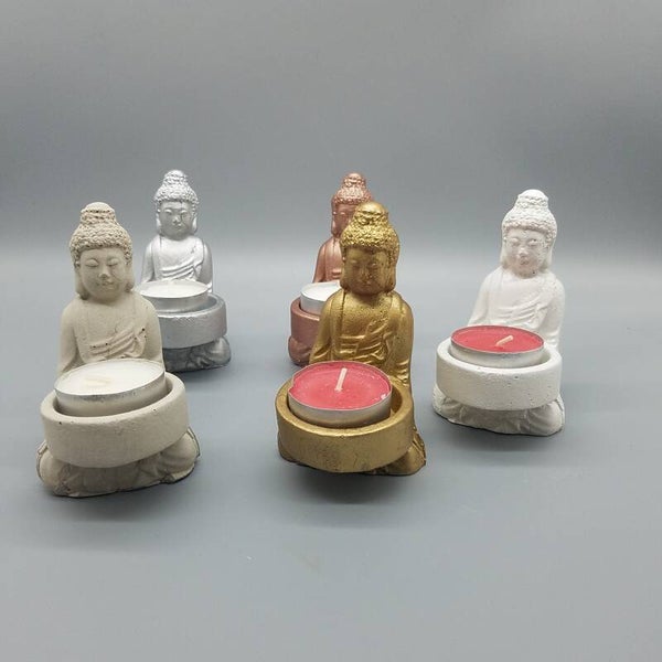 Teelichthalter "Buddha"